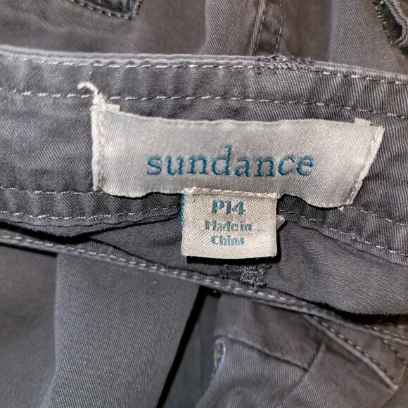 Sundance Cotton Embroidered Crop Cargo Jogger Pants - Picture 5 of 8